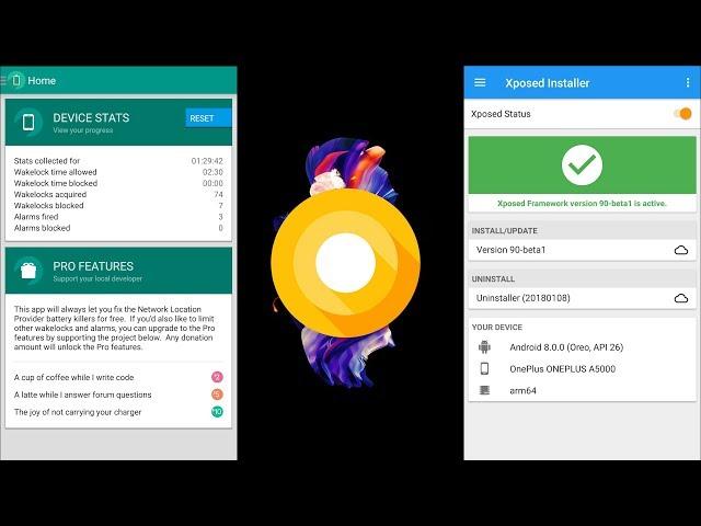 The Status Android O and Xposed Framework (Running On Oneplus 5) Xposed -Tuesdays