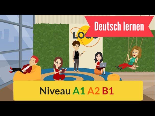 Alltag Deutsch lernen mit einfachen Sätze a1 a2 b1 Everyday life Learn German with simple sentences