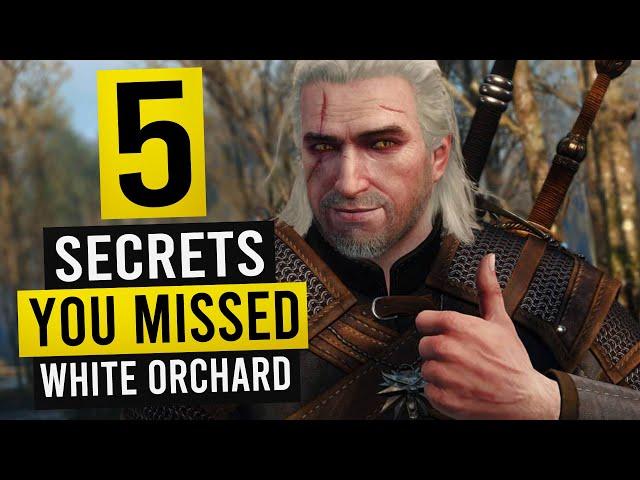 WITCHER 3: 5 Hidden Details You May Have Missed in White Orchard!