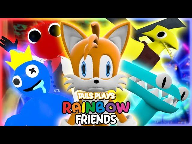 Tails plays - ROBLOX RAINBOW FRIENDS !!! Chapter 1 and 2 feat @Newgadjet66