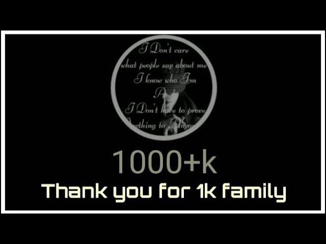 1000 subscribers celebration-1k subscribers special video|Motivational status|