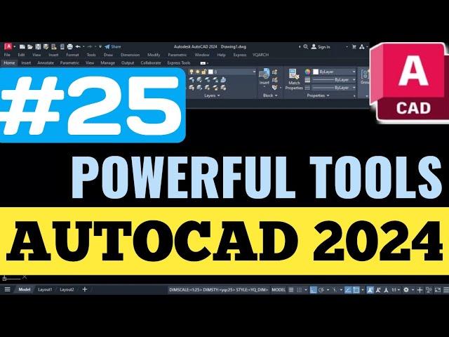 Enhance Your AutoCAD 2024 Productivity : 25 Tips & Tricks for Faster Work