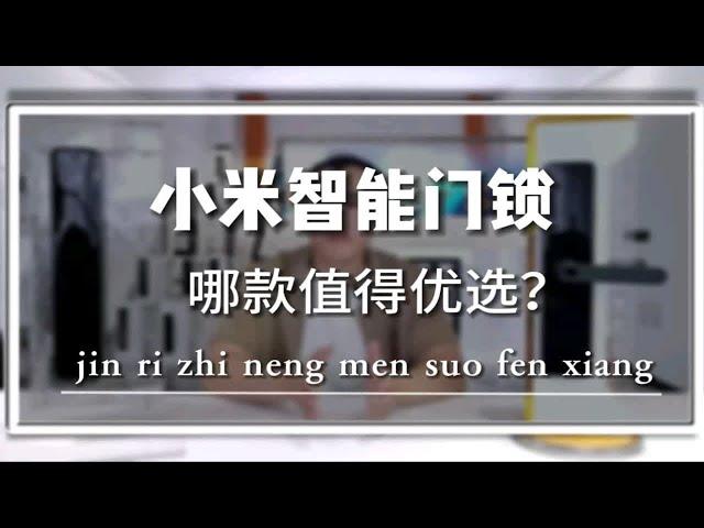 小米智能锁哪款值得买