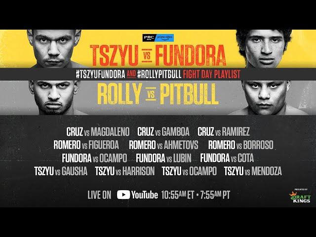 Fight Day Playlist: Tszyu vs Fundora | Rolly vs Pitbull