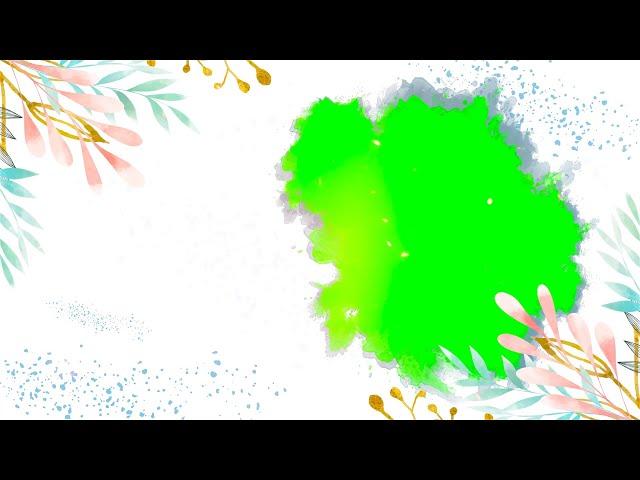 Ink Wedding Invitation Green Screen Template | Green Screen Wedding Invitation Template Free