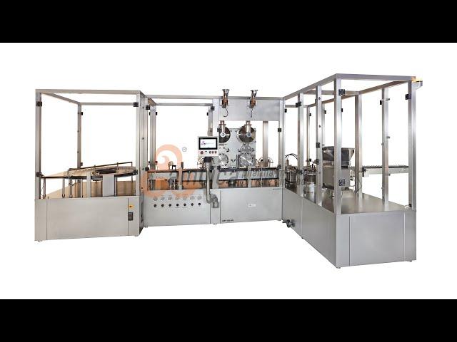 AUTOMATIC HIGH SPEED INJECTABLE DRY POWDER FILLING WITH RUBBER STOPPERING MACHINE - AHPF 320S