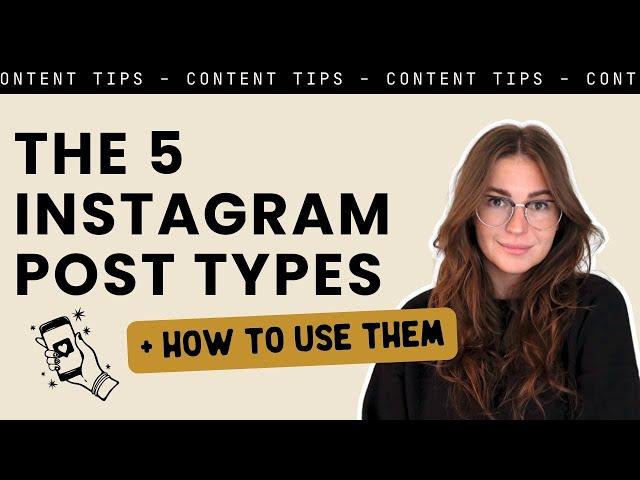 Content Strategy: Goals for Each of the 5 Instagram Post Types