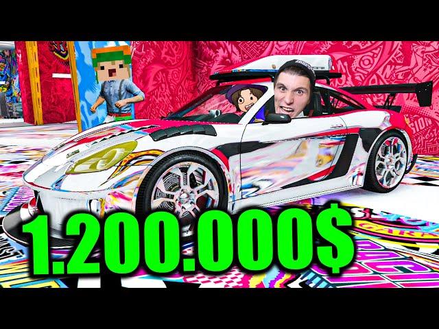 Neuen PORSCHE für 1.200.000 gekauft! (komplett verchromt!) | GTA 5