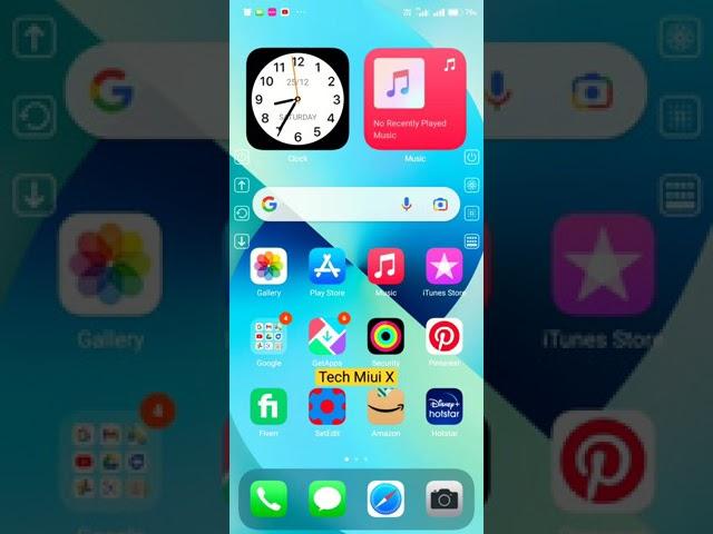 Ios 15 Theme For miui 12 and 12.5  | Tech Miui X