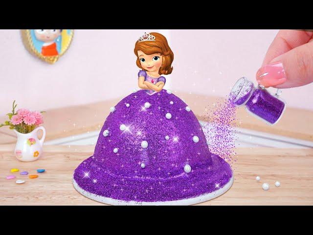 Beautiful Miniature Princess Sofia Cake Decorating  How To Make Pull Me Up Cake | Tsunami Cake