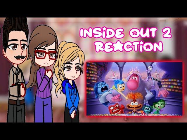 Riley and her parents react to Inside Out 2|| Chu Gacha Reacts|| {}