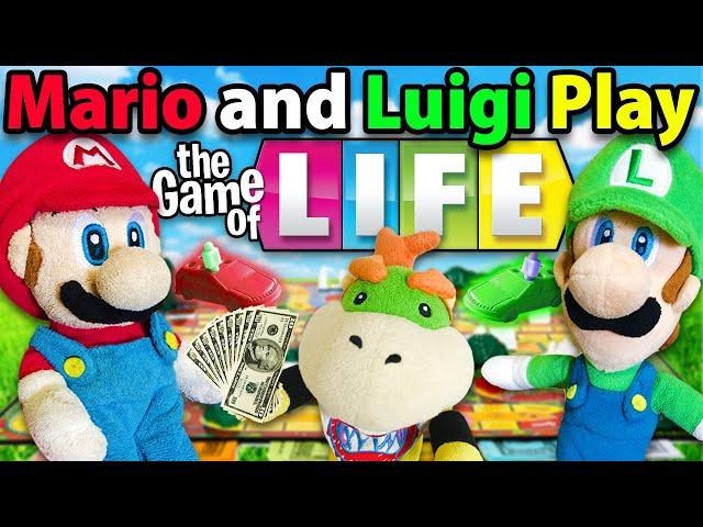 Crazy Mario Bros: Mario and Luigi Play The Game of Life!