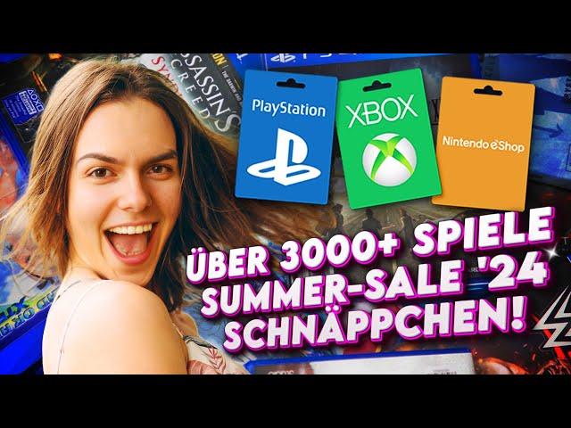 PlayStation, Xbox & Switch Summer Sale 2024 SPARTIPPS  Die günstigsten Games-Schnäppchen & Angebote