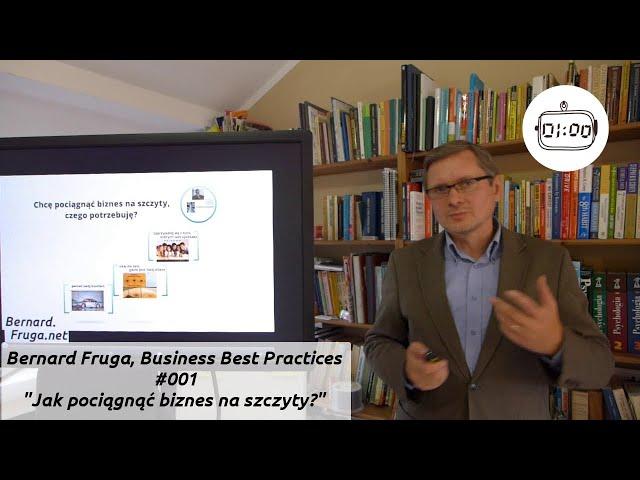 Biznes na szczyty. How to pull business to the tops. [Bernard Fruga, 1-Min Biz Vlog #001]