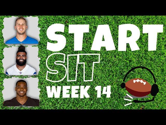 Start/Sit for Week 14 | 2022 Fantasy Football