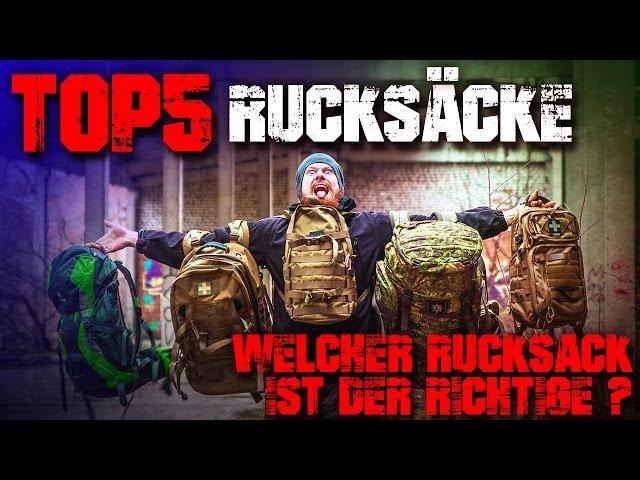 Top 5 Rucksäcke - Welcher Rucksack ist der richtige? Outdoor Survival Backpacking Bushcraft EDC