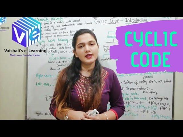 L 12 | Cyclic Code - Introduction | Information Theory | Digital Communication | Vaishali Kikan