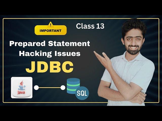 Prepared Statement in Java JDBC | Java JDBC tutorial