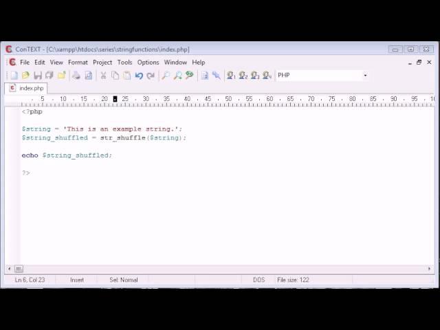 Beginner PHP Tutorial - 35 - String Functions Part 2