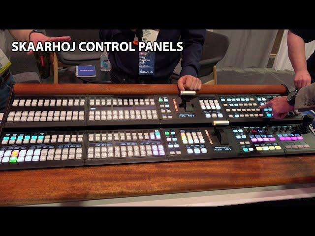 Skaarhoj Control Panels - Air Fly Pro and Mega Panel - NAB 2022