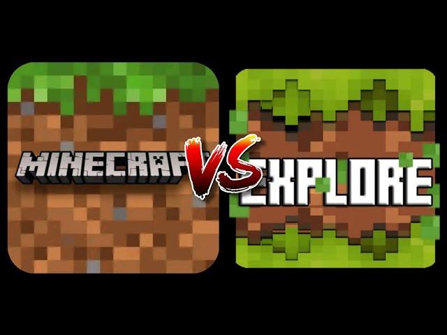 Minecraft PE VS Exploration: Building Craft