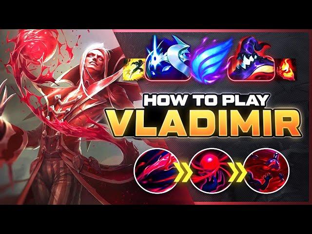 HOW TO PLAY VLADIMIR SEASON 14 | BEST Build & Runes | Season 14 Vladimir guide | League of Legends