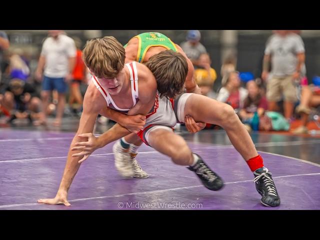 120 – Brandon Anderson {G} of Illinois Cornstars vs. Caleb Halfacre {R} of Midwest RTC IN