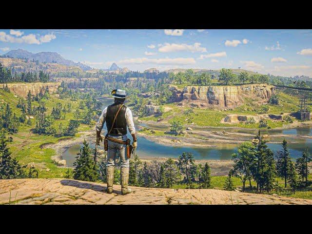 RED DEAD REDEMPTION 2 FREE ROAM GAMEPLAY (4K 60FPS)