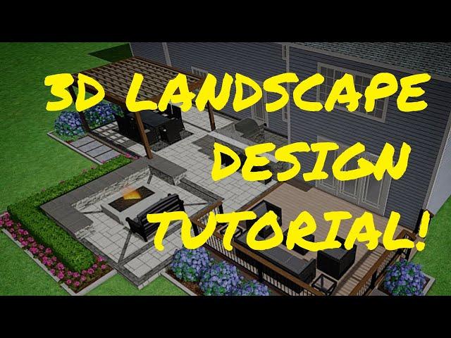 3D Landscape Design Tutorial - Realtime Landscape Architect / Uvision Software