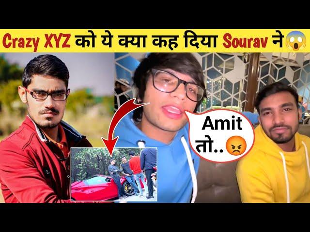 Crazy XYZ के Amit Bhai मिले Sourav joshi vlogs को  | Crazy XYZ| Sourav Joshi | Piyush Joshi #shorts