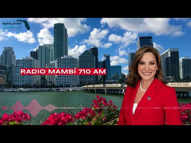 Rep. María Elvira Salazar habla con Radio Mambí 710 AM sobre inmigración y otras noticias del día