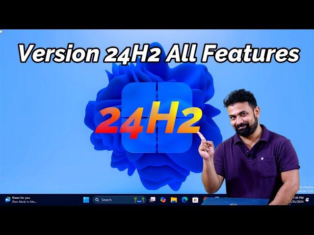 Windows 11 Version 24h2 All New Features || windows 11 version 24h2 features || 24h2