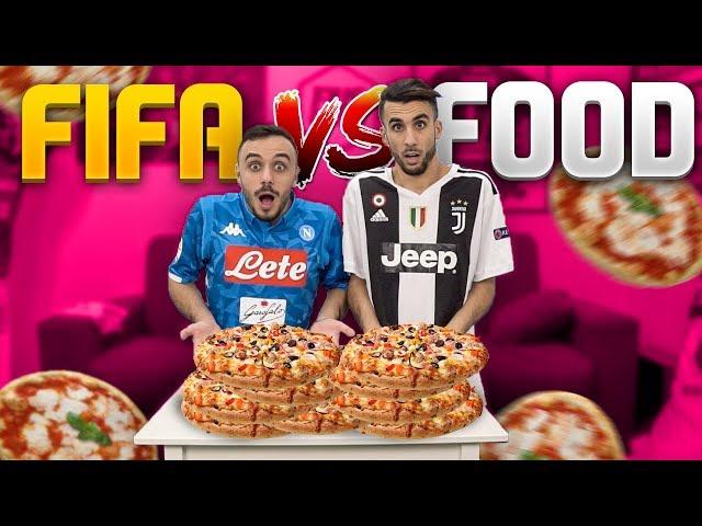  PIZZA CHALLENGE! OHM vs FIUS GAMER | UNA PIZZA OGNI GOAL SUBITO! FIFA 19 VS FOOD