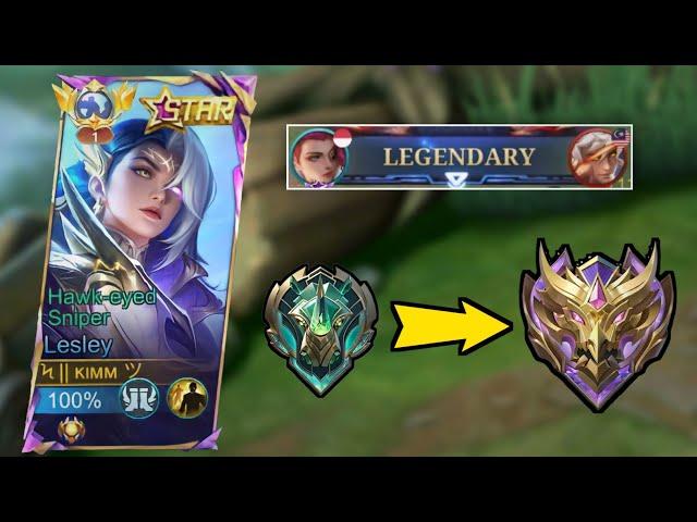 EASY WIN!! THIS IS HOW TO PUSH RANK QUICKLY FROM EPIC TO MYTHICAL IMMORTALLESLEY BEST BUILD ~MLBB