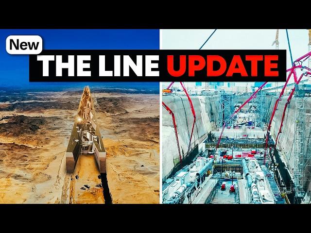 THE LINE | NEOM Latest Construction Update - 2024