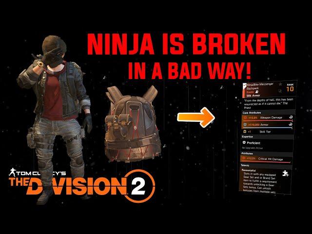 The Division 2 "NINJA BIKE MESSENGER BACKPACK IS BUGGED AND THIS IS HOW YOU FIX IT"