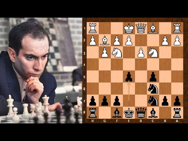 Reverse Maroczy bind! - Berg vs Mikhail Tal - English Opening: Symmetrical