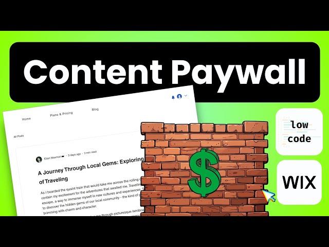 How to Monetize Your Wix Blog with a Paywall