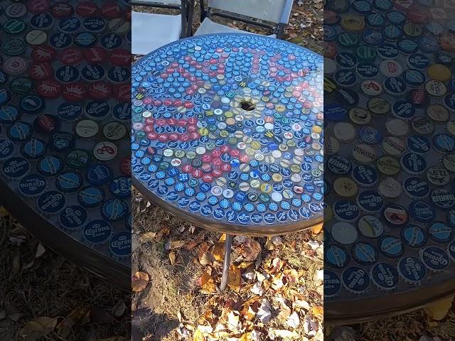 Beer Bottle Cap Table #2024#playa