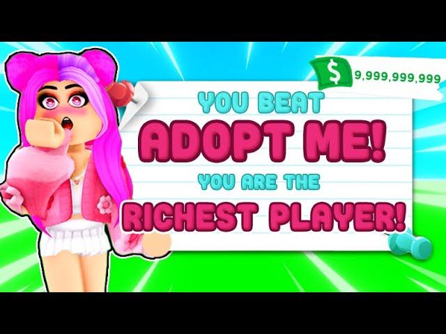 I Became the RICHEST Roblox Adopt Me Player!