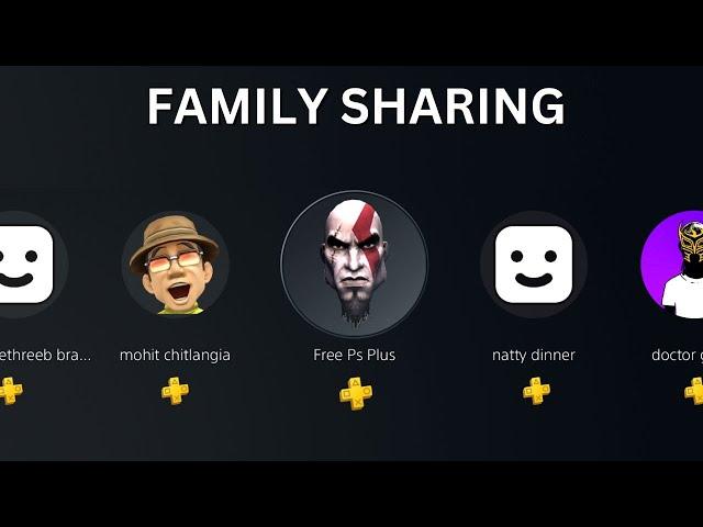How to Share PS PLUS for FREE across all accounts