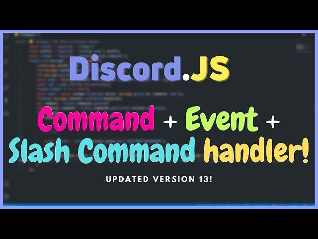 Best and complete discord.js handler? (commands, events, slash commands)