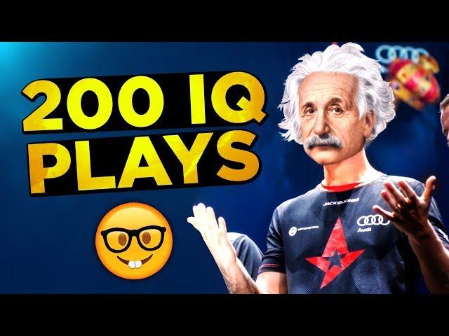 CS:GO - WHEN PROS MAKE SMART DECISIONS! (200 IQ PLAYS)