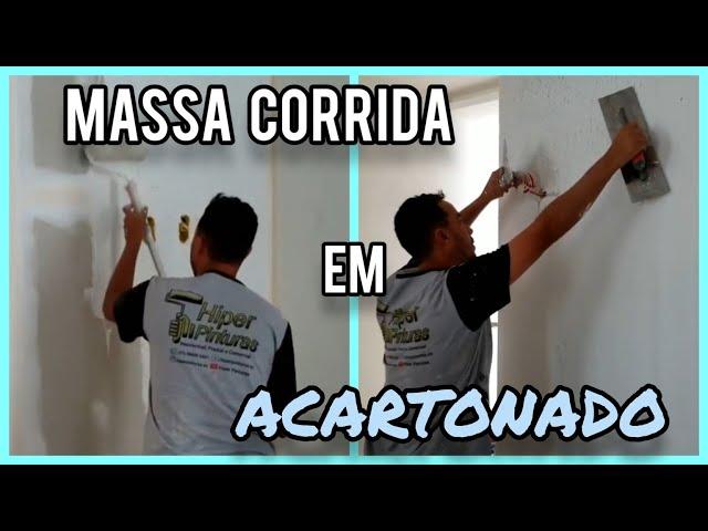 APRENDA A EMASSAR PAREDE DE ACARTONADO