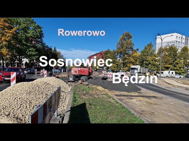 Sosnowiec - Rondo Wawel, Pętla tramwajowa, Wieża transportowa, Będzin -  Stare magazyny dworcowe.