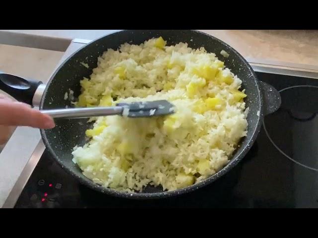 Just add cabbage to the potatoes and a delicious lunch is ready! QUICK AND EASY RECIPES