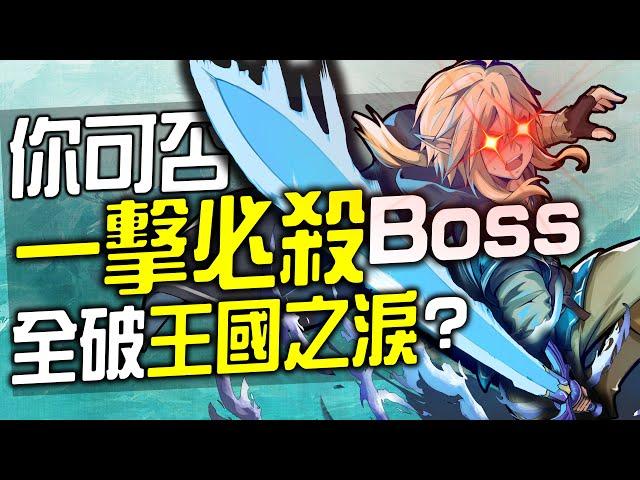 你可以全程一擊必殺BOSS全破《王國之淚》嗎? 史上捐最多的遊戲挑戰!?