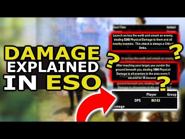 Don't Make These Mistakes! - Damage Explained in The Elder Scrolls Online