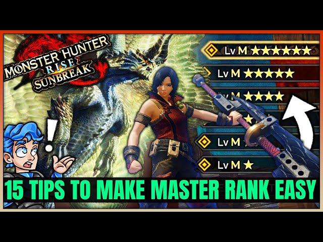 15 Secret Tips & Tricks You NEED to Know - Become a Better Hunter - Monster Hunter Rise Sunbreak!