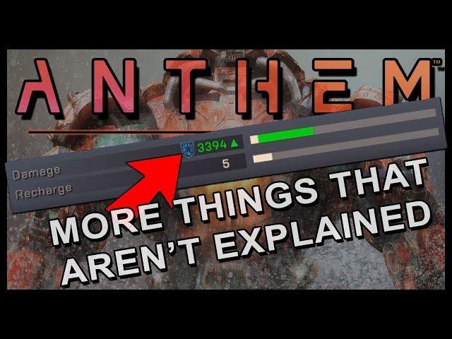 Anthem - Explaining Untold Mechanics | Min Maxing Help